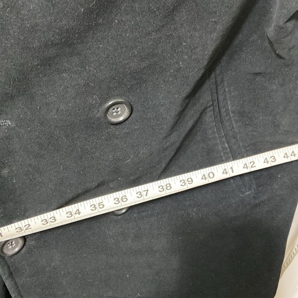 Banana Republic Double Breasted Men’s Peacoat (Black, Size L) - Picture 8 of 14